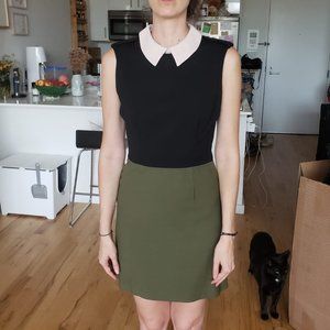 Friends & Associates Color Blocked Dress
